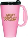  Army Mom 16 oz Travel Mug with Black Lid