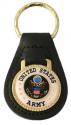 Army United States Army with Crest Leather Key Fob