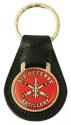 Army Air Defense Artillery Leather Key Fob