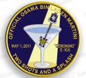 Official Osama Bin Laden Martini Patch