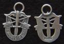 Special Forces Sterling Silver Crest Charm