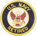 US Navy Retired Patch 