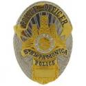 Santa Monica, CA Police Badge Pin
