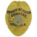 Compton, CA Police Badge Pin