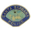 Santa Barbara, CA Police Patch Pin