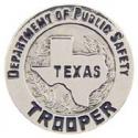 Trooper, TX Police Badge Pin
