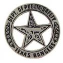 Rangers, TX Police Badge Pin