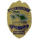 Maui Co, HI Police Badge Pin