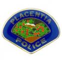 Placentia, CA Police Patch Pin
