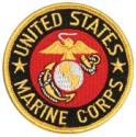 United States Marine Corps with Eagle Globe and Anchor Patch