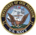 Defenders Of Our Freedom US Navy Patch 