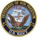 Defenders Of Our Freedom US Navy Patch Defenders Of Our Freedom US Navy Patch