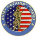 Large Army National Guard Pin