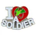 I Love a Soldier Pin
