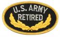US Army Retired Oval Patch 