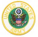 United States Army Crest White Background Patch 