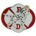 Fire Fighter Dog/Logo Pin