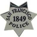 San Francisco, CA Police Badge Pin 1849