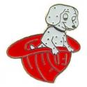 Fire Fighter Dog/Hat Pin
