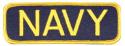NAVY Letters on Bar Patch