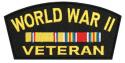 WWII Veteran with Ribbon Cap Emblem