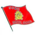 USMC Devil Dog Flag Pin 