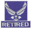 Air Force Hap Arnold Wing Retired Patch