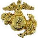 United States Marine Eagle Globe and Anchor EGA Round 1/2" Pin Right Side United States Marine Eagle Globe and Anchor EGA Round 1/2" Pin Right Side