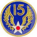Army Air Corps WWII 15th Air Force EUROPE Pin