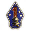 1st Marine Division LRRP Pin