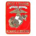 Once a Marine Pin