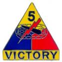 5th Armored Division Pin