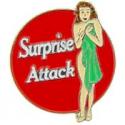 Surprise Attack Nose Art Pin