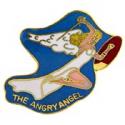 Angry Angel Nose Art Pin