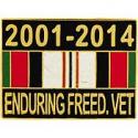 Operations Enduring Freedom Ribbon 2001-2014 Pin