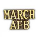 Air Force Script March AFB Pin