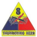 8th Armored Division Pin