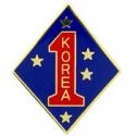 1st Marine Division Korea Pin