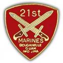 21st Marines Regiment Pin