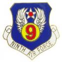 9th Air Force Pin