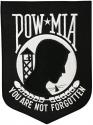 POW MIA You Are Not Forgotten Large Patch
