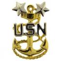 Navy Master Chief Petty Officer Pin