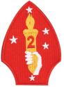 US Marine 2nd Division Patch 