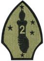 US Marine 2nd Division Olive Drab Patch