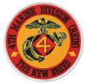 4th Marine Division Rein The New Breed Patch