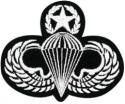 Army Para Wing Master with Star and Wreath Patch 