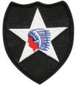 Army 2nd Infantry Division Indian Head Patch 