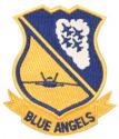 Navy Blue Angels Die Cut Patch 