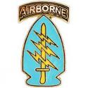 Special Forces SSI  with Airborne Tab Pin