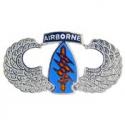 Special Forces SSI  with Airborne and Wings Tab Pin